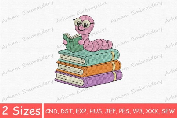 Cute Reading Caterpillar, Teacher Gift